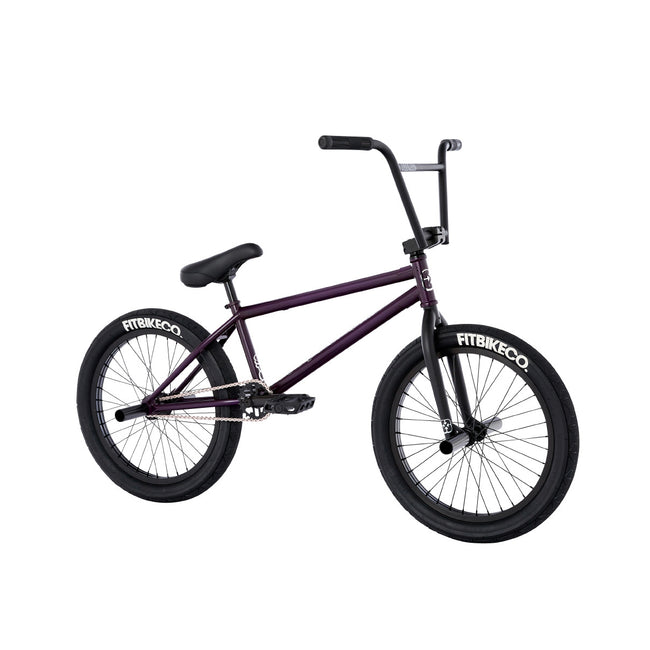 Fit STR Freecoaster LG 20.75&quot;TT BMX Freestyle Bike-Trans Matte Purple - 2