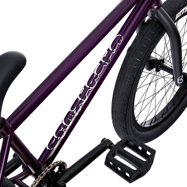 Fit STR Freecoaster LG 20.75&quot;TT BMX Freestyle Bike-Trans Matte Purple - 4
