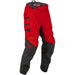 Fly Racing 2011 F-16 Race Pants-Red-Youth 18 - 1