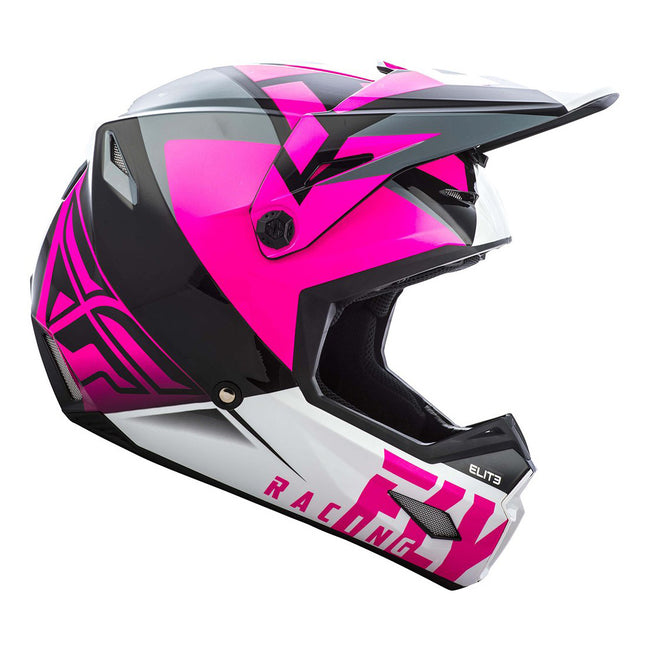 FLY RACING 2019 Elite Vigilant Helmet-Pink/Black - 2