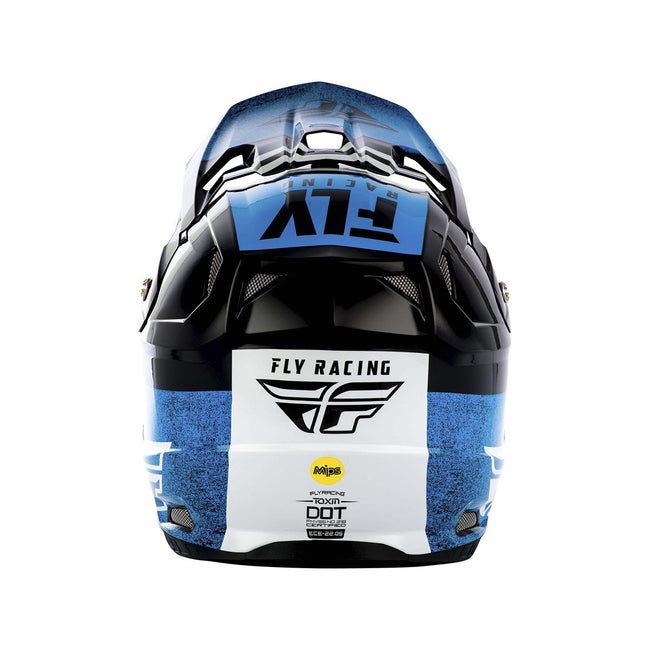 FLY RACING 2019 Toxin MIPS Embargo Helmet-Black/Blue - 3