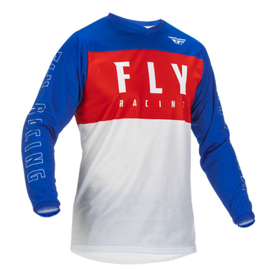Fly Racing 2022 F-16 BMX Race Jersey-Red/White/Blue