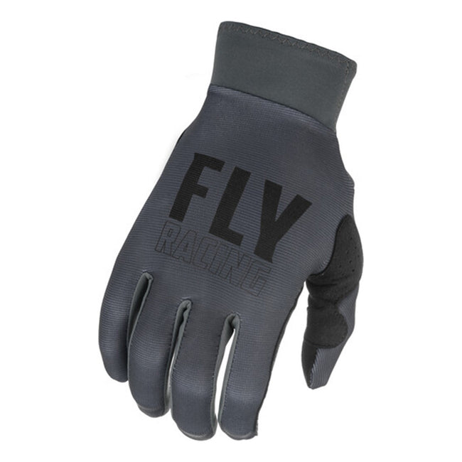 Fly Racing 2022 Pro Lite BMX Race Gloves-Grey/Black - 1