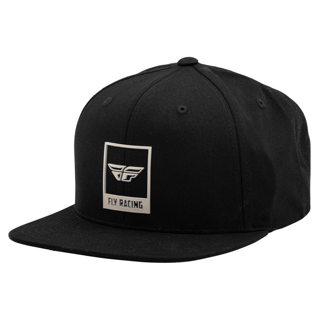 Fly Racing Boss Hat-Black/White-Adult - 1