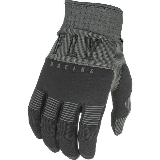 Fly Racing F-16 BMX Race Gloves-Black/Grey - 1
