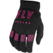 Fly Racing F-16 BMX Race Gloves-Black/Pink - 1