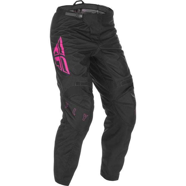 Fly Racing F-16 BMX Race Pants-Black/Pink - 1