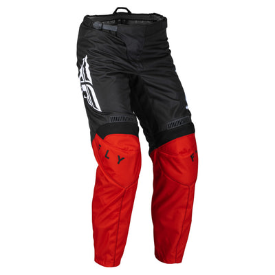 Fly Racing F-16 BMX Race Pants-Red/Black-White Logo