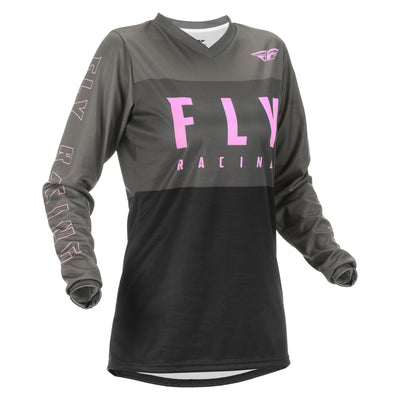 Fly Racing 2022 F-16 BMX Race Jersey-Grey/Black/Pink