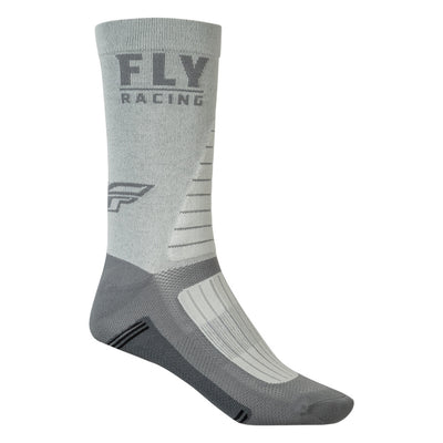 Fly Racing Factory Rider Socks-Grey