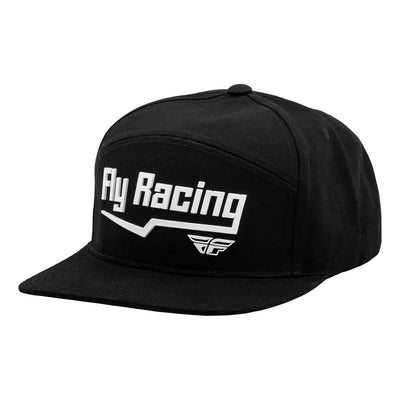 Fly Racing Flash Hat-Black/White-Adult