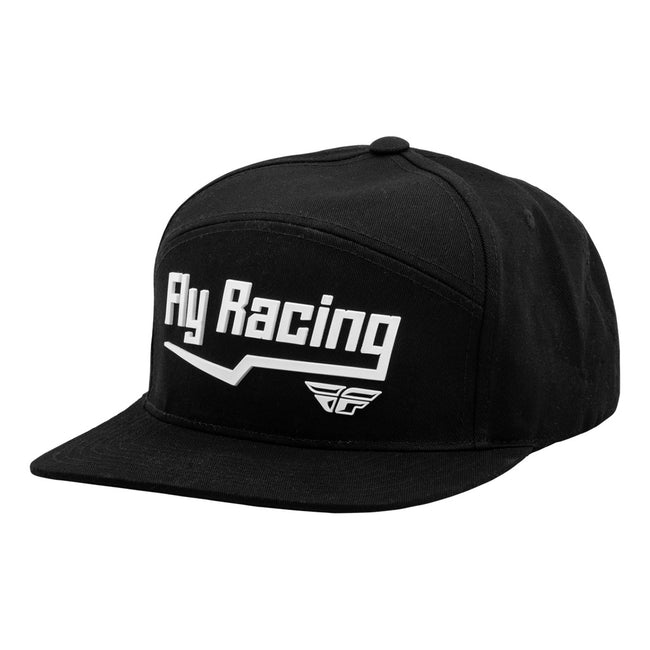Fly Racing Flash Hat-Black/White-Adult - 1
