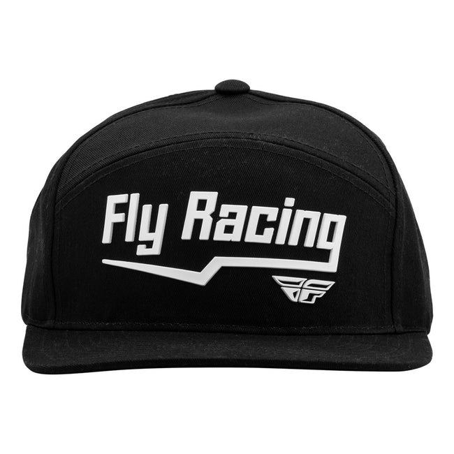 Fly Racing Flash Hat-Black/White-Adult - 2