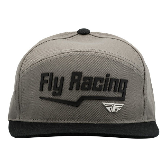 Fly Racing Flash Hat-Grey-White-Adult at J&R Bicycles – J&R Bicycles, Inc.