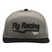 Fly Racing Flash Hat-Grey/White-Adult - 2