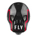Fly Racing Formula Carbon Axon BMX Race Helmet-Black/Red/Khaki - 4