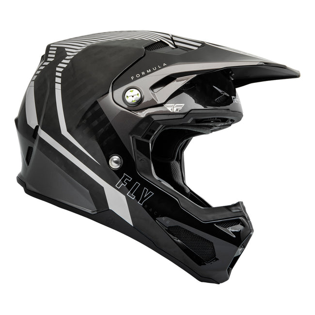 Fly Racing Formula Carbon Tracer BMX Race Helmet-Silver-Black – J&R ...
