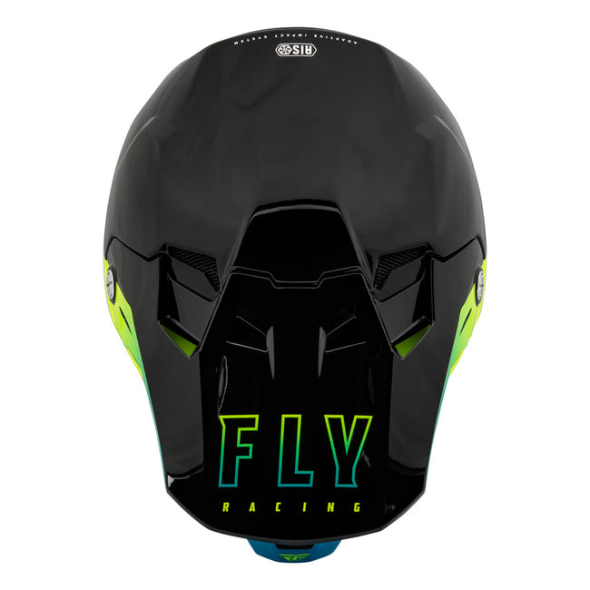 Fly Racing Formula CC Centrum BMX Race Helmet-Black/Blue/Hi-Vis - 3