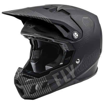 Fly Racing Formula CC Primary BMX Race Helmet-Black/Grey