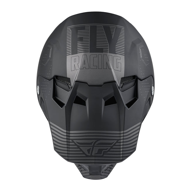 Fly Racing Formula CC Primary BMX Race Helmet-Black/Grey - 4