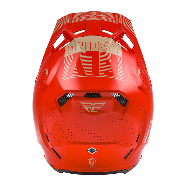 Fly Racing Formula CC Primary BMX Race Helmet-Red/Khaki - 3