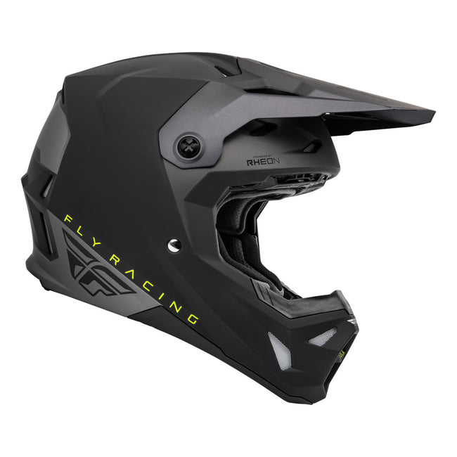 Fly Racing Formula CP Slant BMX Race Helmet-Matte Black/Grey/Hi-Vis - 1