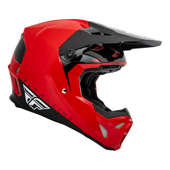 Fly Racing Formula CP Slant BMX Race Helmet-Red/Black/White - 1