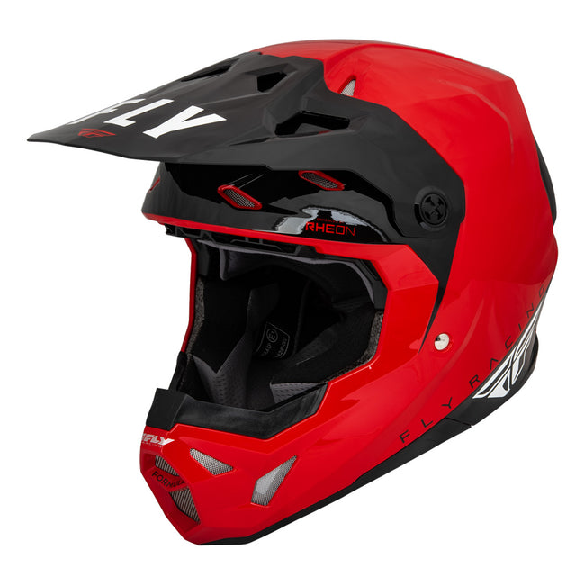Fly Racing Formula CP Slant BMX Race Helmet-Red/Black/White - 2