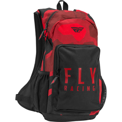 Fly Racing Jump Pack Backpack-Red/Black Camo