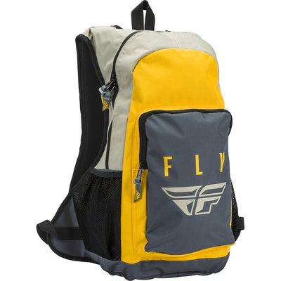 Fly Racing Jump Pack Backpack-Stone/Mustard