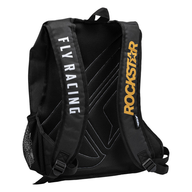 Fly Racing Jump Pack Rockstar Backpack-Black/Gold - 4