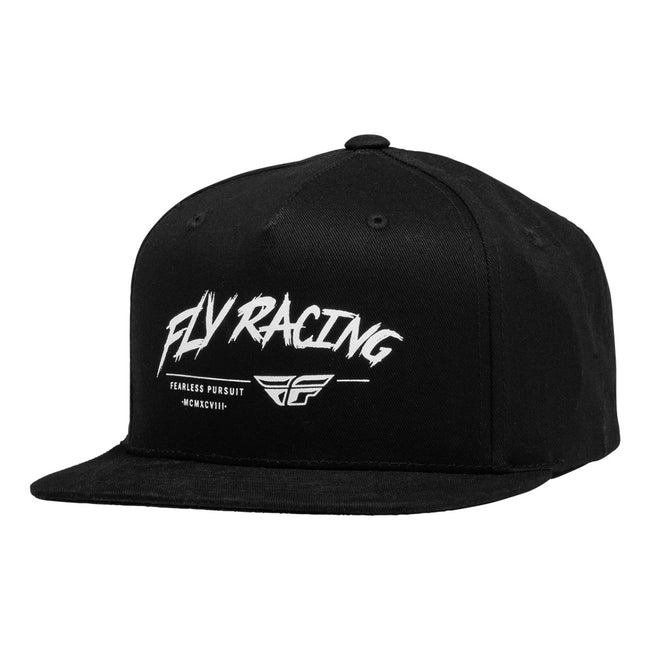 Fly Racing Khaos Hat-Black-White-Youth at J&R Bicycles – J&R Bicycles, Inc.