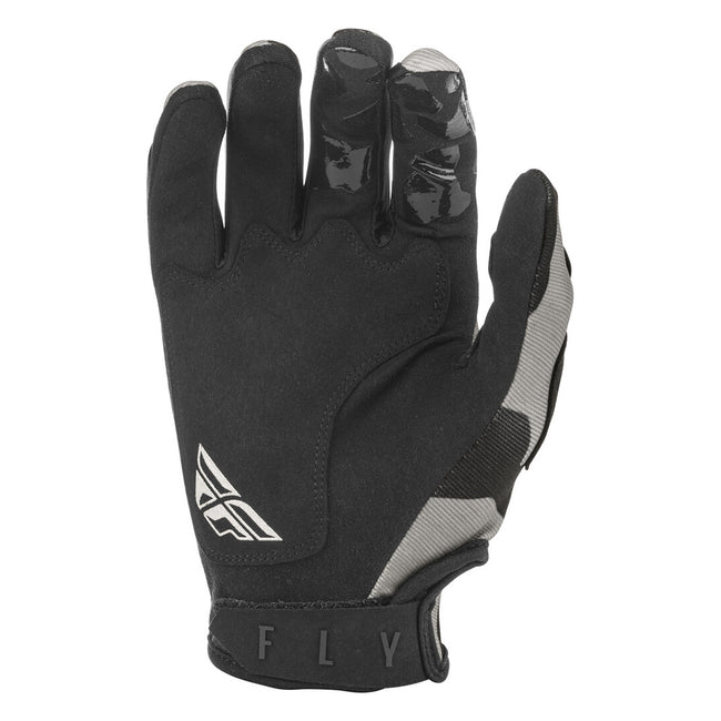 Fly Racing Kinetic K221 BMX Race Gloves-Black/Grey - 2