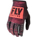 Fly Racing Kinetic Noiz BMX Race Gloves-Neon Red/Black - 1