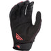 Fly Racing Kinetic Noiz BMX Race Gloves-Neon Red/Black - 2