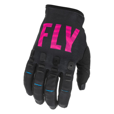 Fly Racing Kinetic S.E. BMX Race Gloves-Black/Pink/Blue