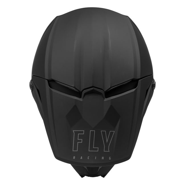 Fly Racing Kinetic Solid BMX Race Helmet-Block Logo-Matte Black - 4