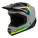 Fly Racing Kinetic Vision BMX Race Helmet-Grey/Black - 3