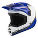 Fly Racing Kinetic Vision BMX Race Helmet-White/Blue - 3