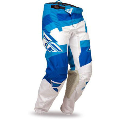 Fly Racing 2014 Kinetic Blocks Race Pants-Blue/White