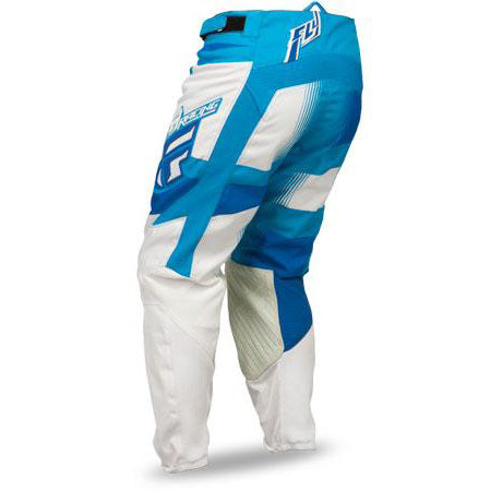 Fly Racing 2014 Kinetic Blocks Race Pants-Blue/White - 2