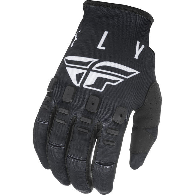 Fly Racing K121 BMX Race Gloves-Black/White - 1