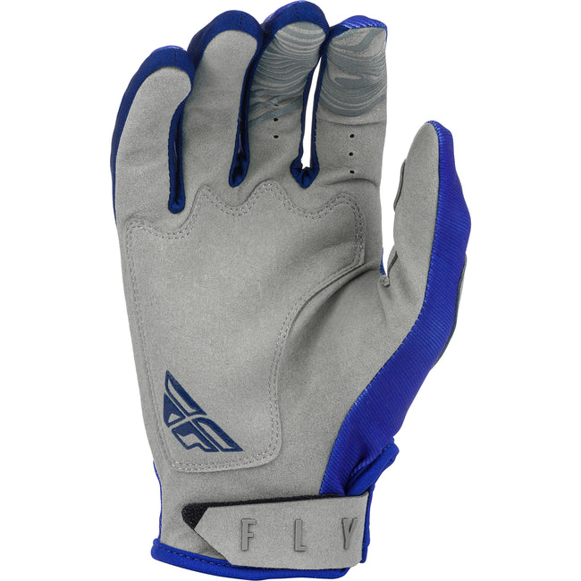 Fly Racing K121 BMX Race Gloves-Blue/Navy/Grey - 2