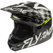 Fly Racing Kinetic Sketch BMX Race Helmet-Black/White/Hi-Vis - 1