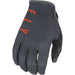 Fly Racing Lite BMX Race Gloves-Grey/Orange/Black - 1