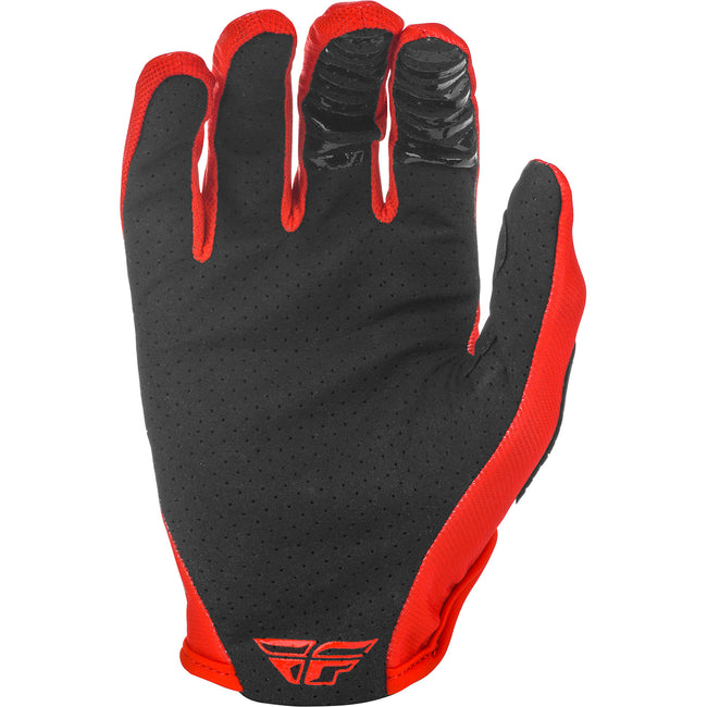 Fly Racing Lite BMX Race Gloves-Red/Khaki - 2