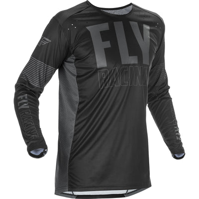 Fly Racing Lite BMX Race Jersey-Black/Grey