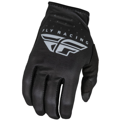 Fly Racing Lite BMX Race Gloves-Black/Grey