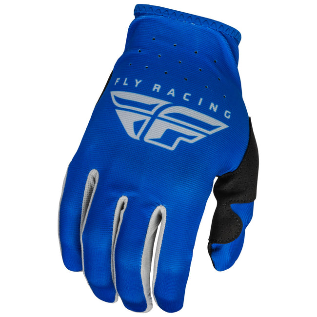Fly Racing Lite BMX Race Gloves-Blue/Grey - 1
