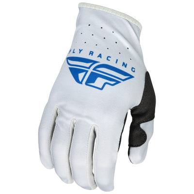 Fly Racing Lite BMX Race Gloves-Grey/Blue